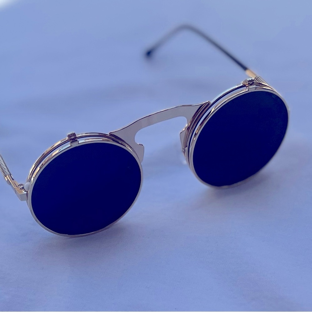 Metal steampunk glasses